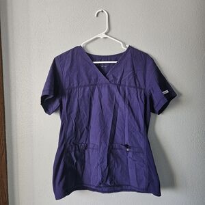 Cherokee Purple V-Neck Scrub Top